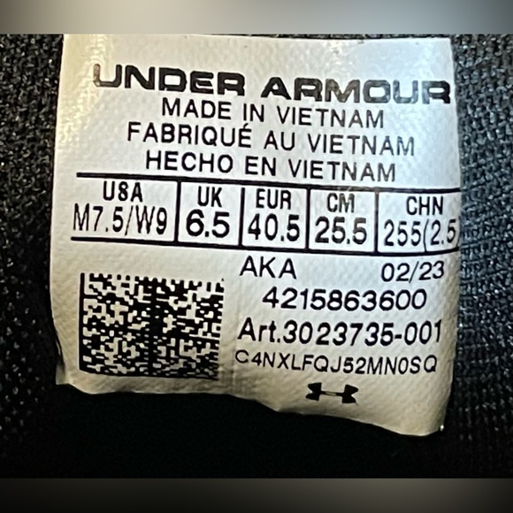 Under Armour Reign Lifter Training Shoes 3023735-001 Black Mens Size 7 & 7.5 NEW - Picture 10 of 10